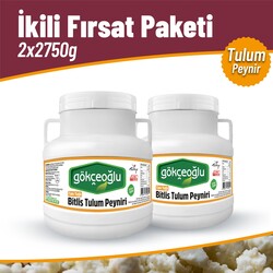 Tam Yağlı Bitlis Tulum Peyniri 2'li Fırsat Paketi 2x2750 G. - Thumbnail