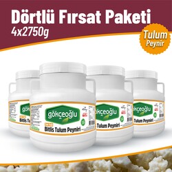 Tam Yağlı Bitlis Tulum Peyniri 4′lü Fırsat Paketi 4x2750 G. - Thumbnail